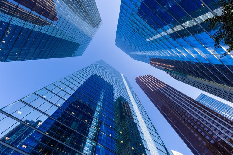 Toronto financial district luxury skyline