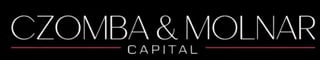 Czomba & Molinar Capital logo in white text on black background